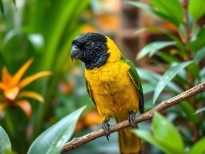 Kajka czarnogłowa (Pionites melanocephalus) – charakter i wymagania hodowlane