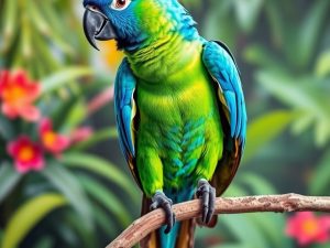 Amazonka niebieskoczelna (Amazona aestiva) – charakter i wymagania hodowlane
