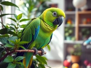 Wróbliczka zielonolica (Forpus coelestis) – charakter i wymagania hodowlane