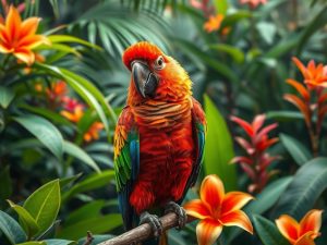 Afrykanka czerwonoczelna (Poicephalus gulielmi), czyli papuga Jardine’a – charakter i wymagania hodowlane